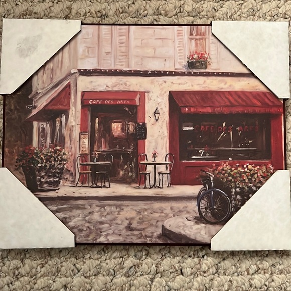 2 8x10 French bistro restaurant scenes wall decor art Brand New - Picture 6 of 16